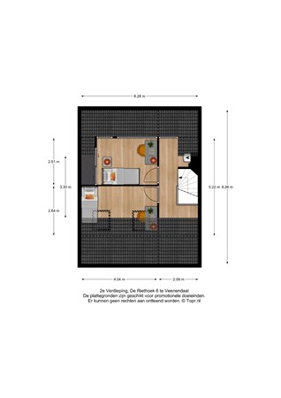 Floorplan - De Riethoek 6, 3901 KS Veenendaal